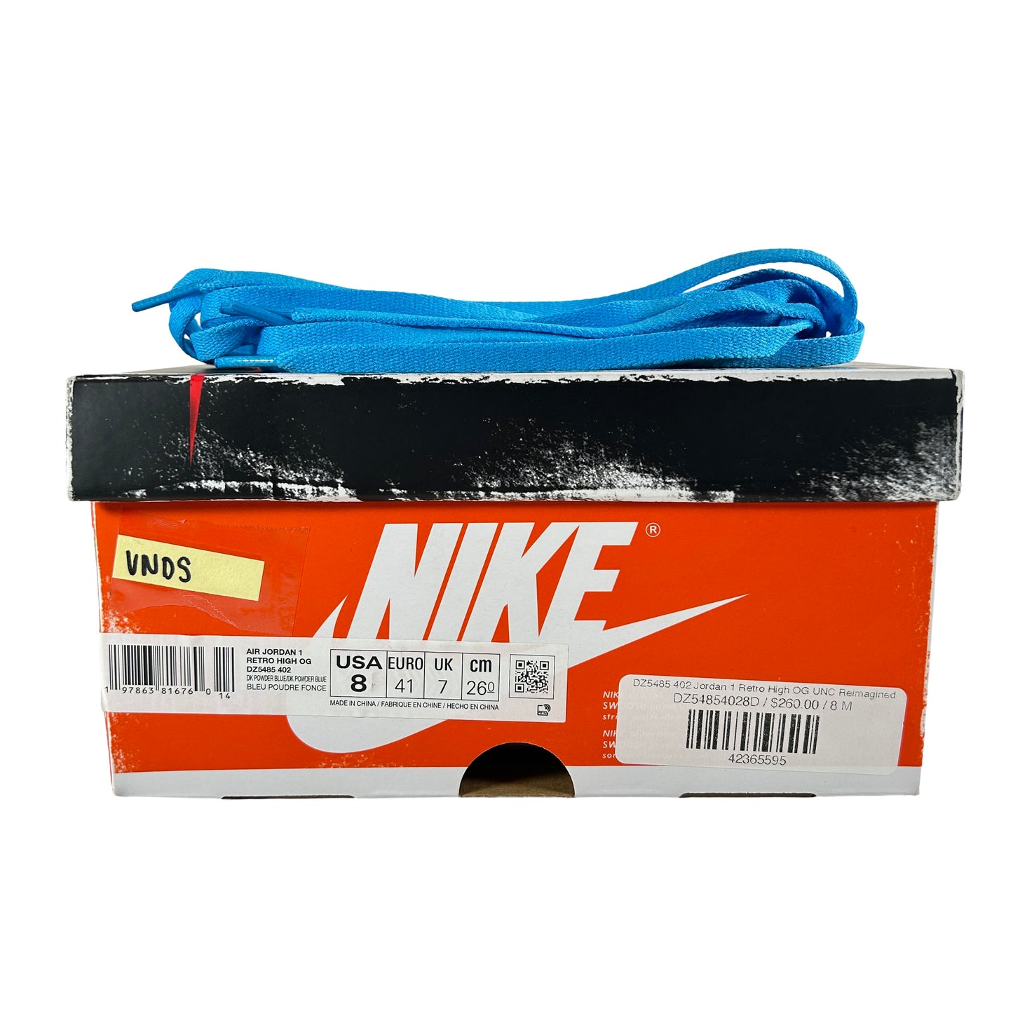 DZ5485 402 Jordan 1 Retro High OG UNC Reimagined [USED] - 8 M (VNDS)