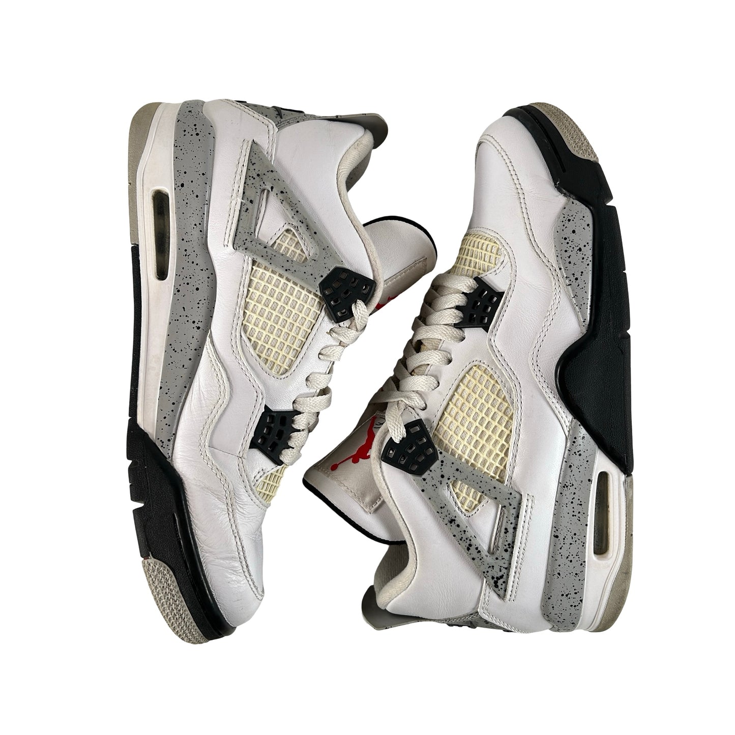 840606 192 Jordan 4 White Cement [USED] - 9 M (Used) (No Box3)