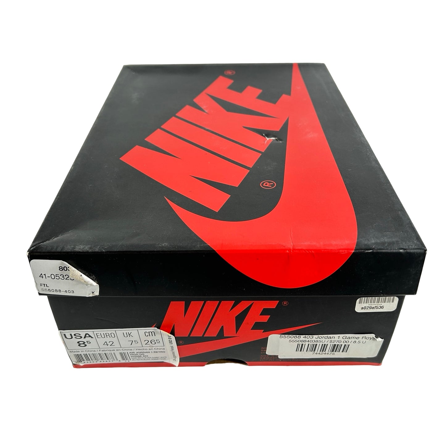 555088 403 Jordan 1 Juego Real