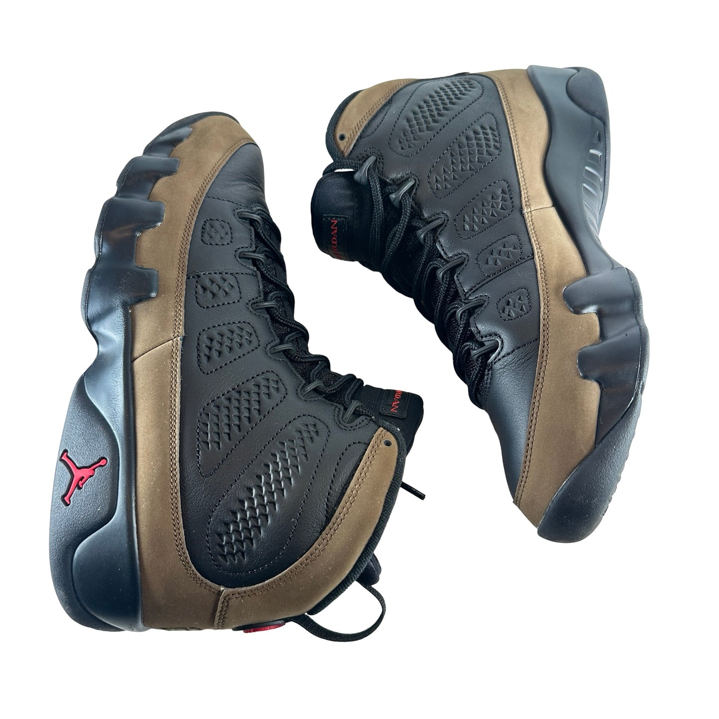 HV4794 030 Air Jordan 9 Retro Olive (2024) [USED] - 9.5 M (Used)