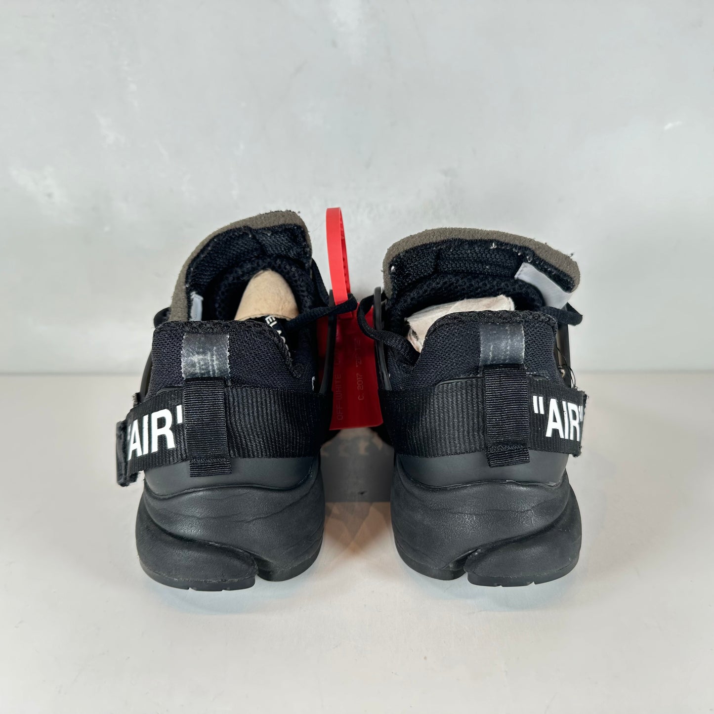 AA3830 002 Nike Air Presto Off-White Black [USED] - 4 M (Used)
