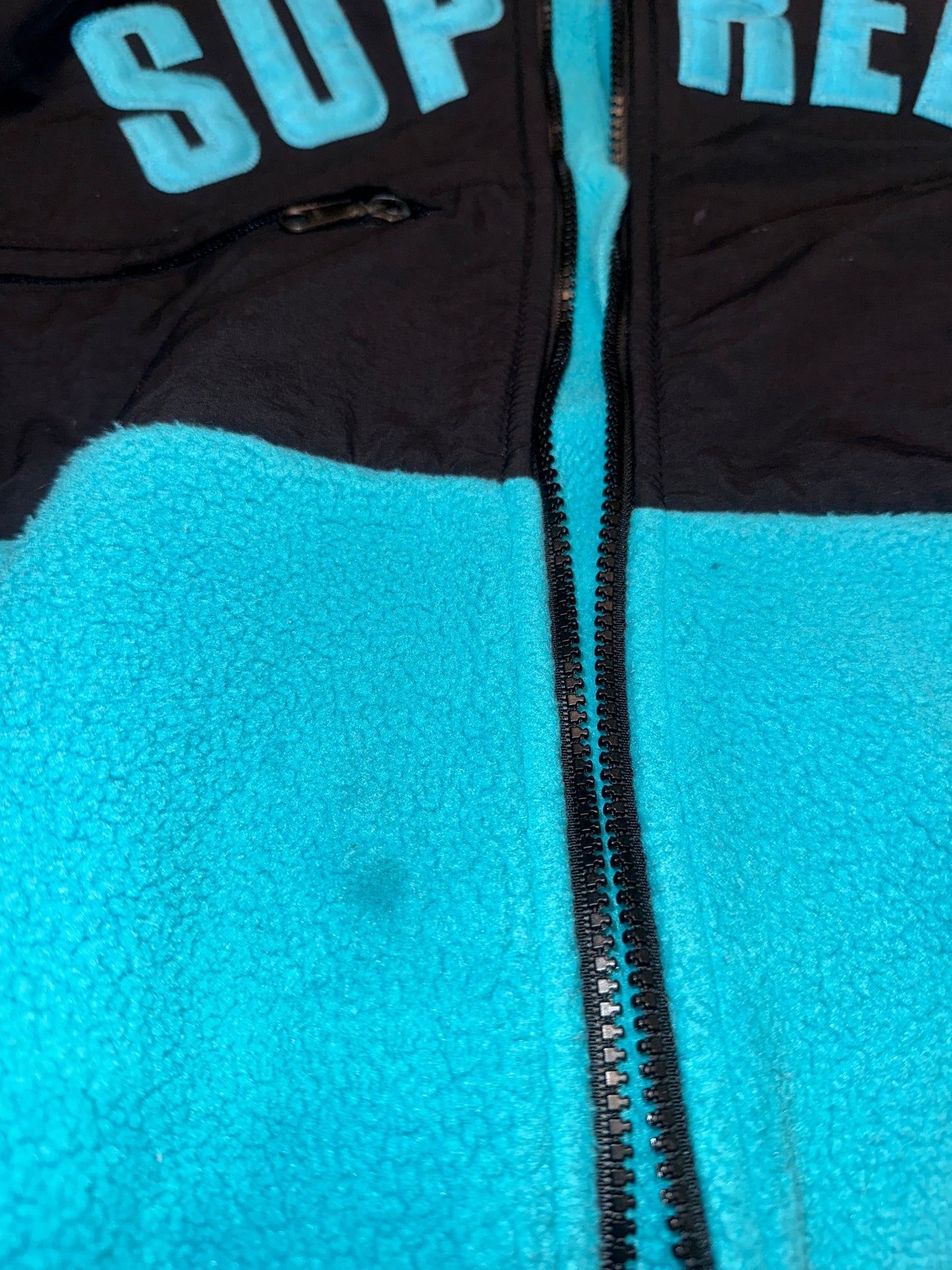 Supreme The North Face Arc Logo Denali Fleece Jacket Teal [USED] - XL (Used)