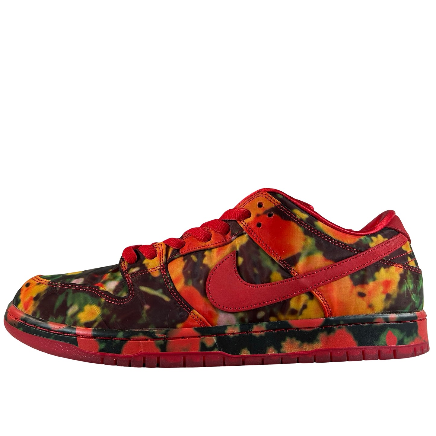 FZ1291 600 Nike SB Dunk Low The Wizard of Oz Poppy Field [USED] - 14 M (Used)