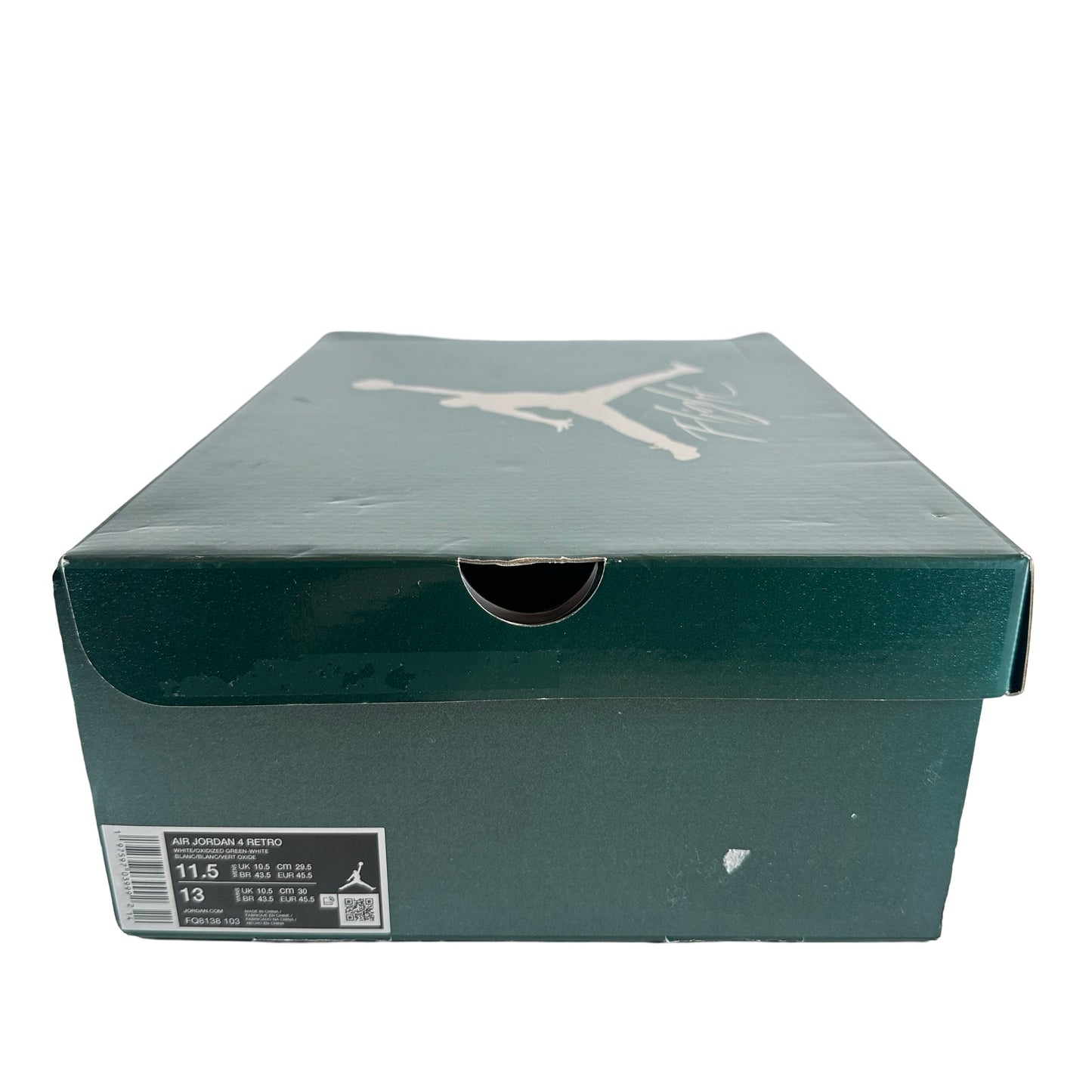 FQ8138 103 Jordan 4 Retro Oxidized Green [USED] - 11.5 M (VNDS2)