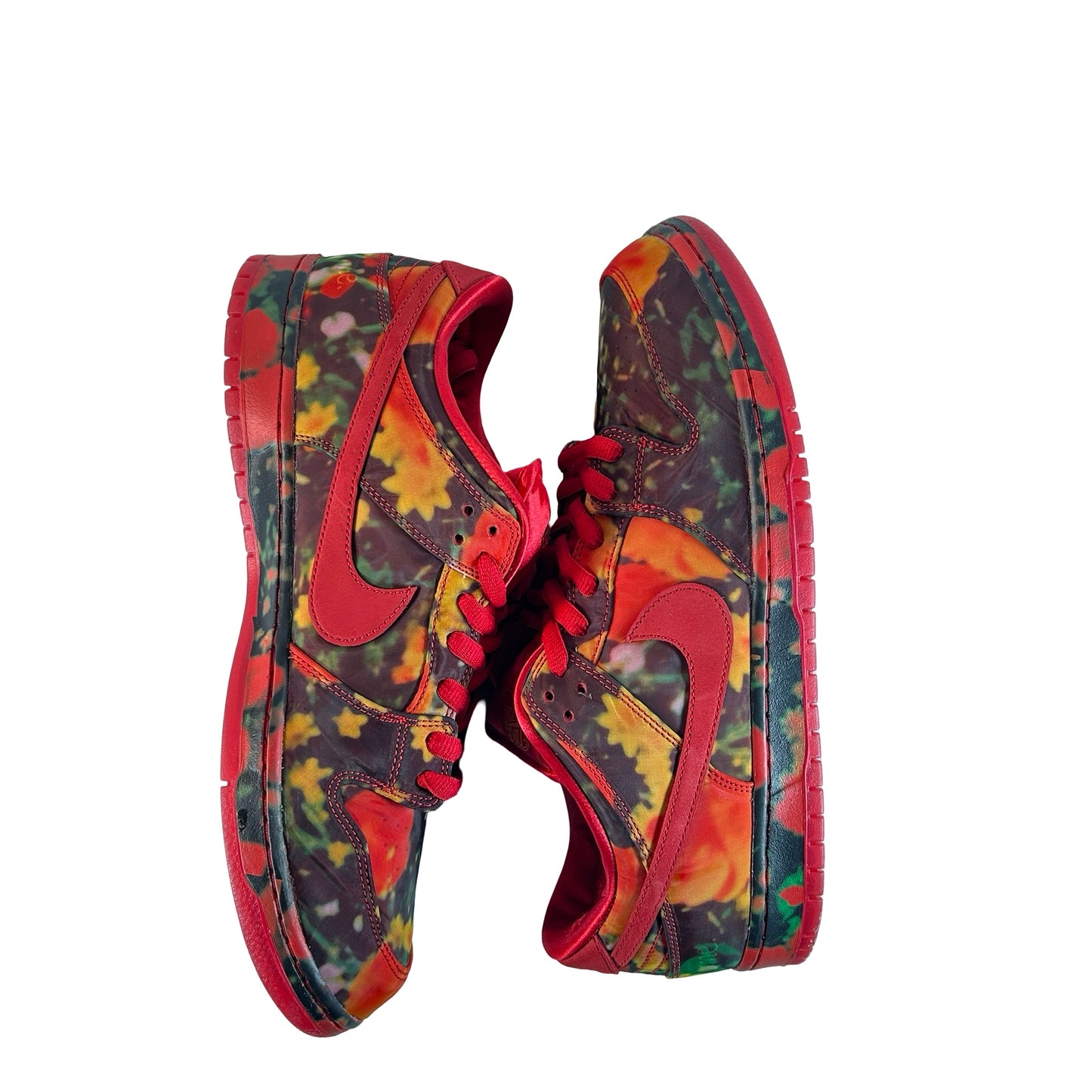 FZ1291 600 Nike SB Dunk Low The Wizard of Oz Poppy Field [USED] - 14 M (Used)