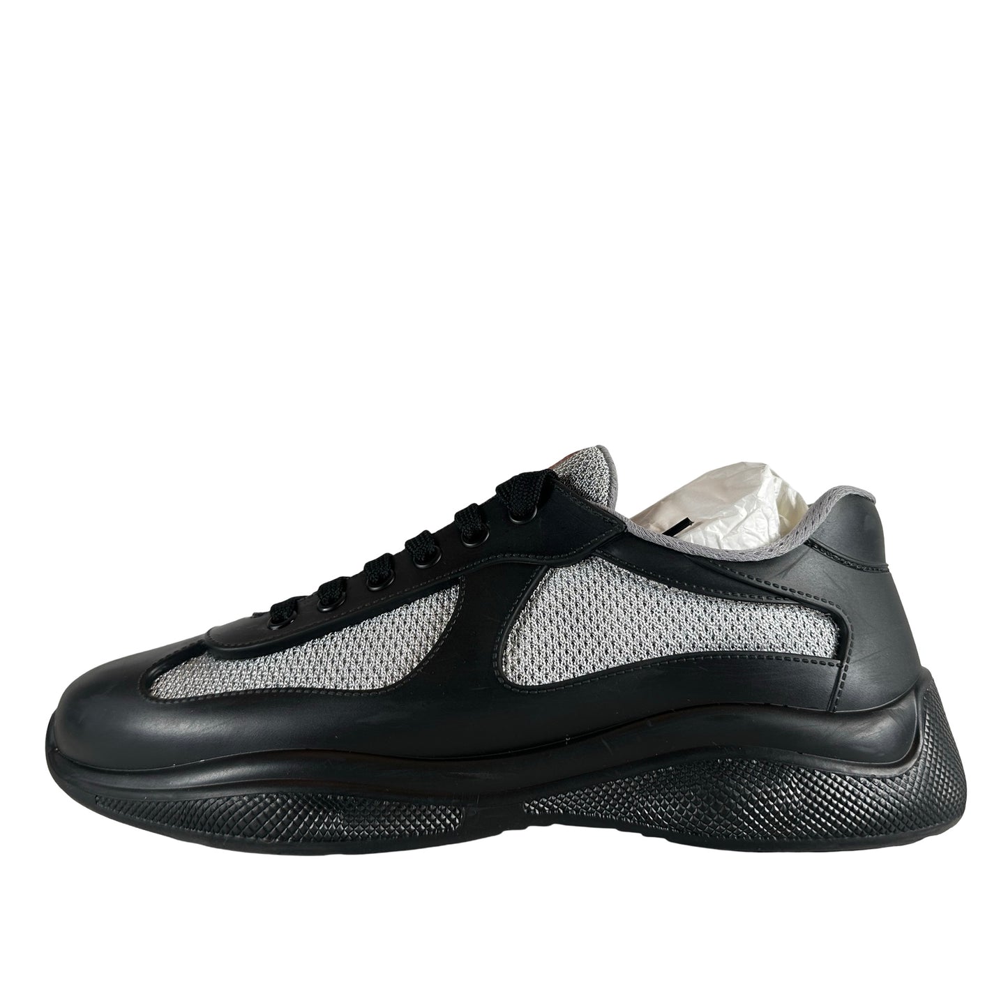 Prada America's Cup Soft Rubber and Bike Fabric Black [USED] - 40 EU / 7.5 M (VNDS)