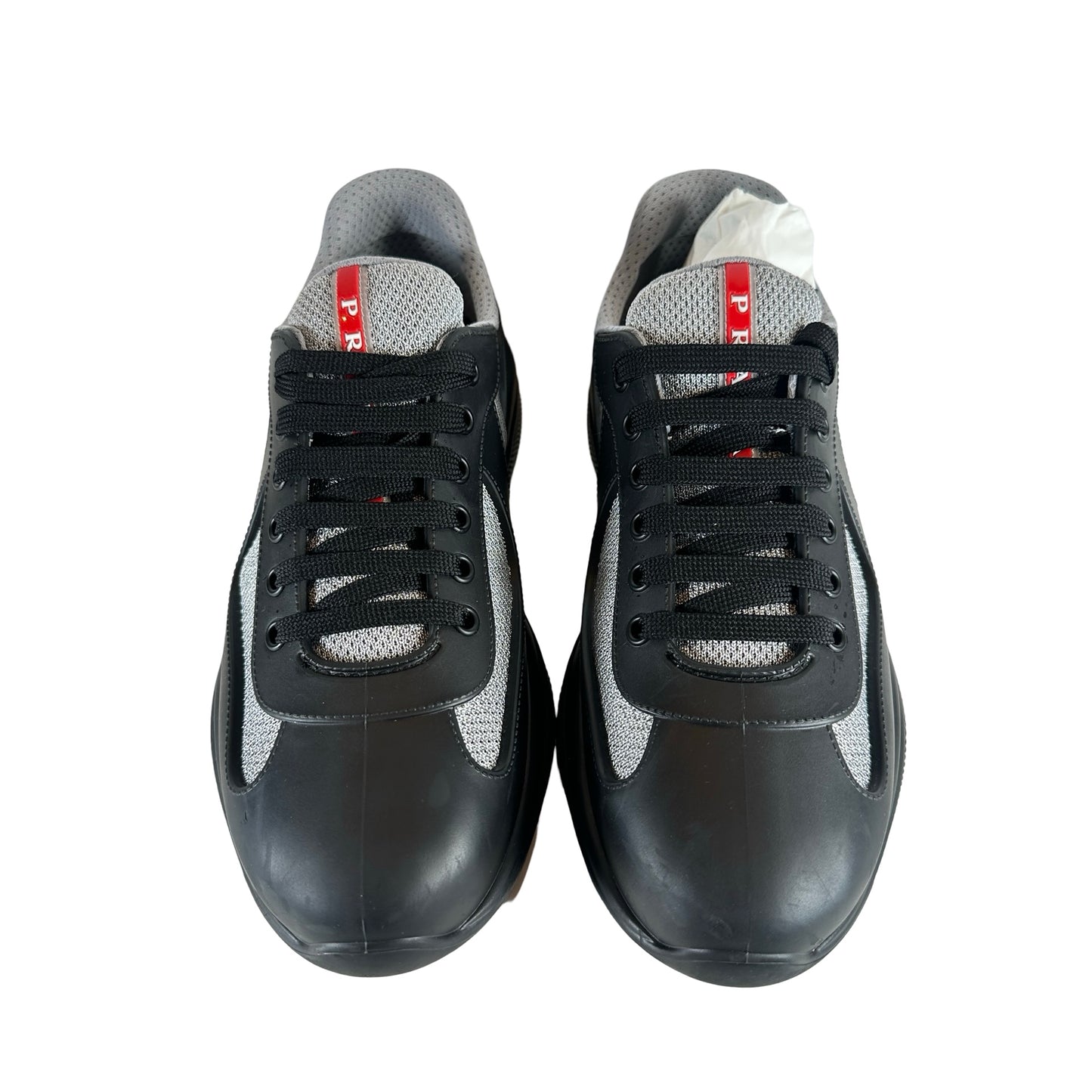 Prada America's Cup Soft Rubber and Bike Fabric Black [USED] - 40 EU / 7.5 M (VNDS)