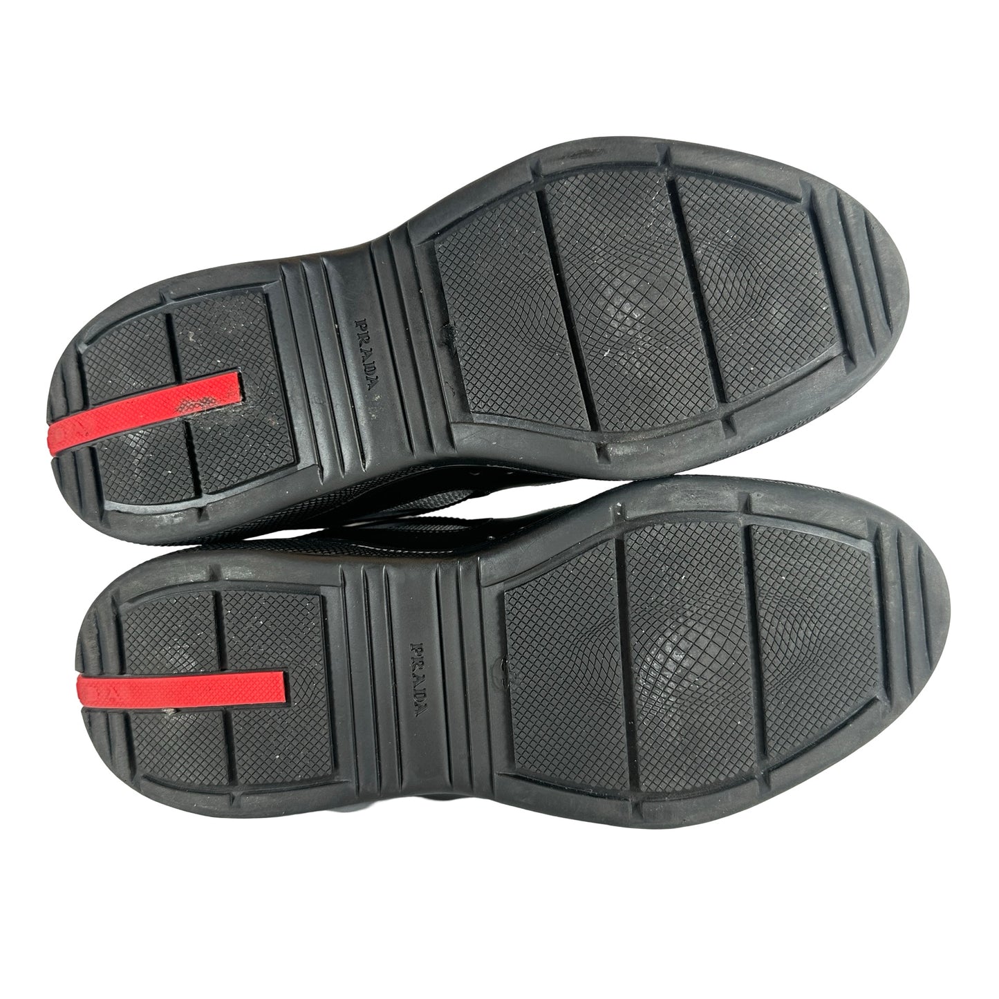 Prada America's Cup Soft Rubber and Bike Fabric Black [USED] - 40 EU / 7.5 M (VNDS)