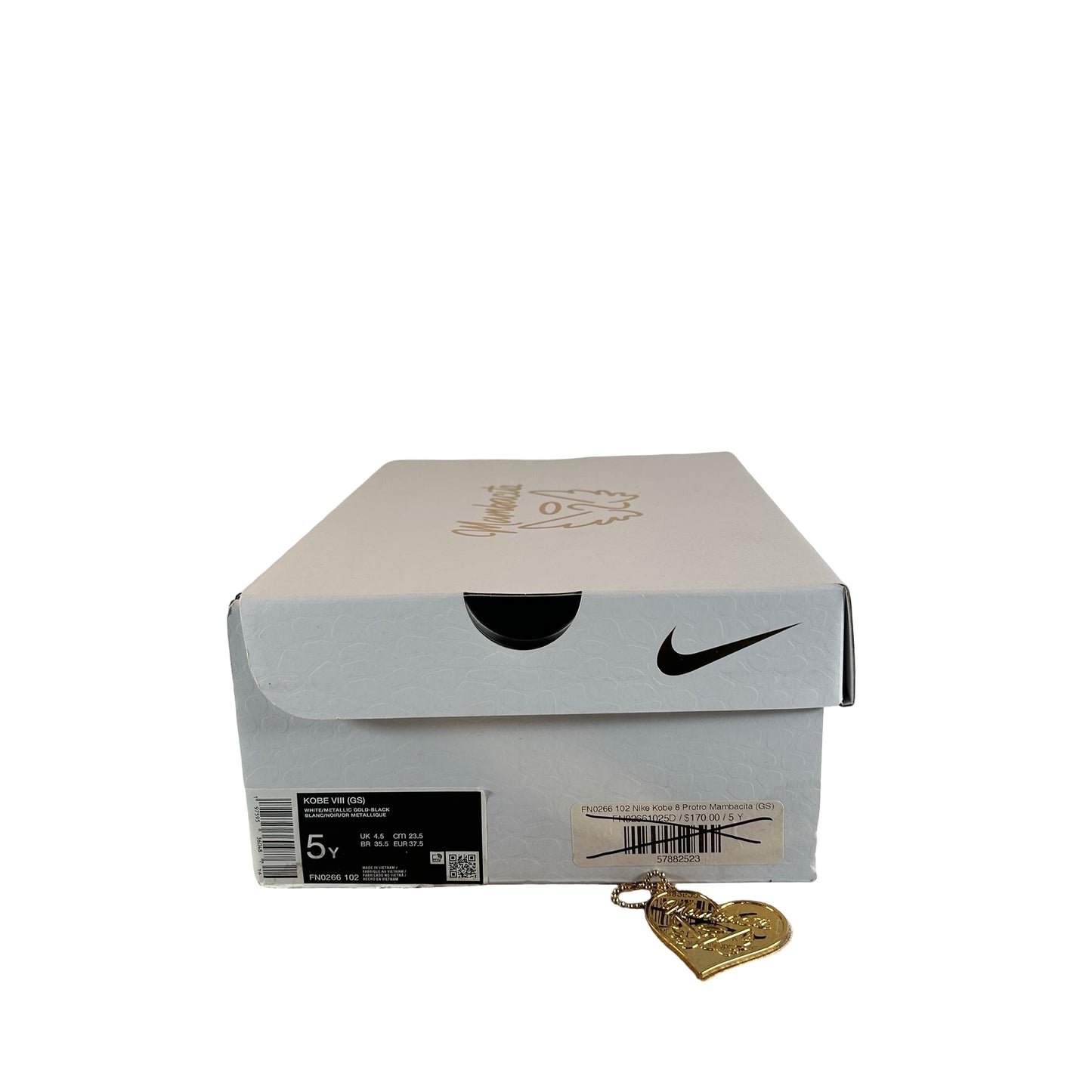 FN0266 102 Nike Kobe 8 Protro Mambacita (GS) [USED] - 5 Y (Used)