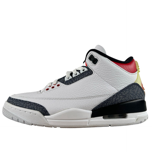 CZ6431 100 Jordan 3 Retro SE Fire Red Denim (2020) [CONDITIONAL] - 7 M (Yellowing)