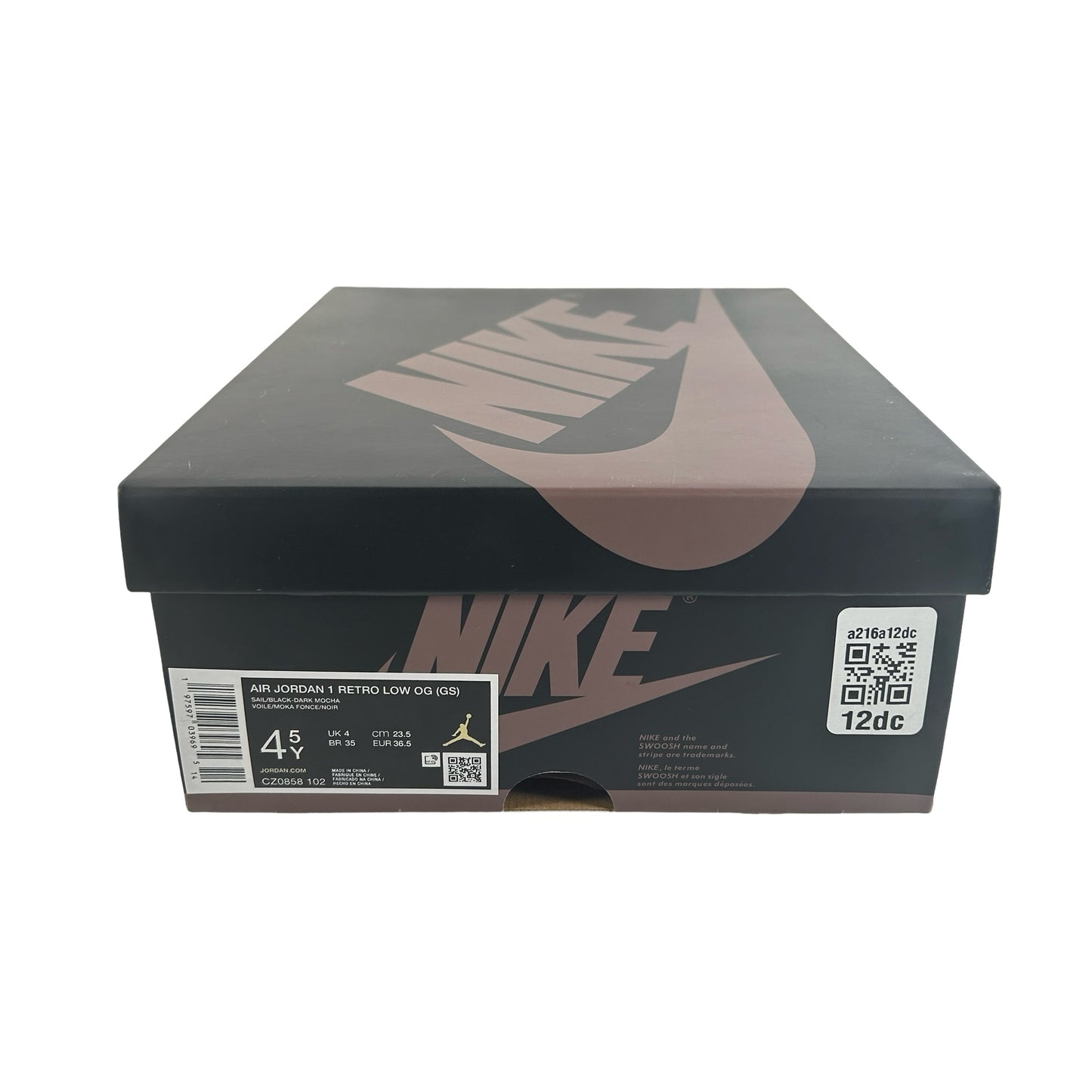 CZ0858 102 Jordan 1 Retro Low OG Mocha (GS) [USED] - 4.5 Y (VNDS)