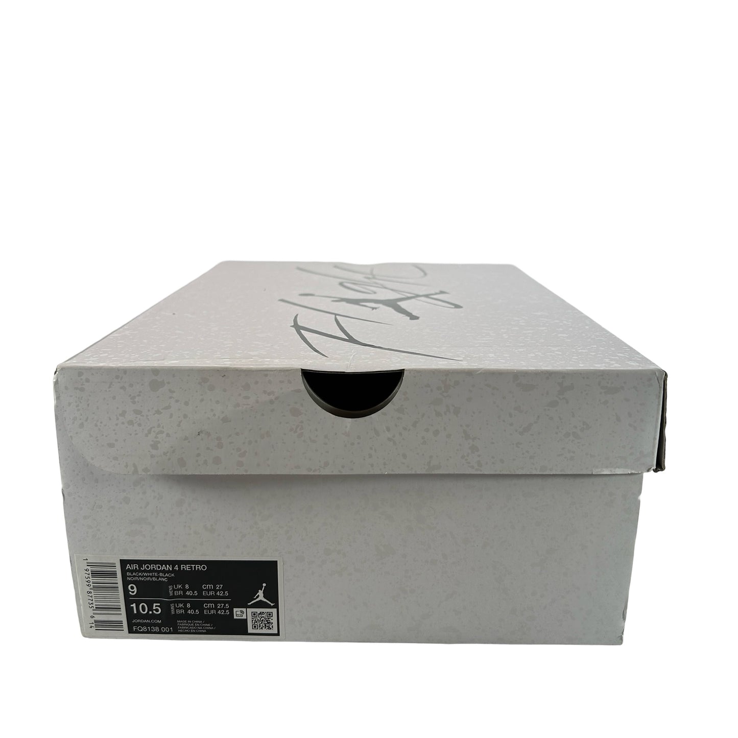 FQ8138 001 Jordan 4 Retro White Thunder [USED] - 9 M (VNDS)