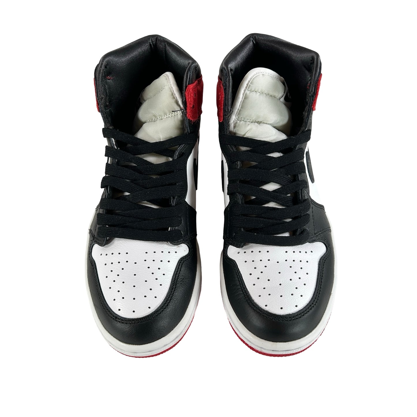 CD0461 016 AJ1 Satin Black Toe [USED] - 5.5 W (Used)