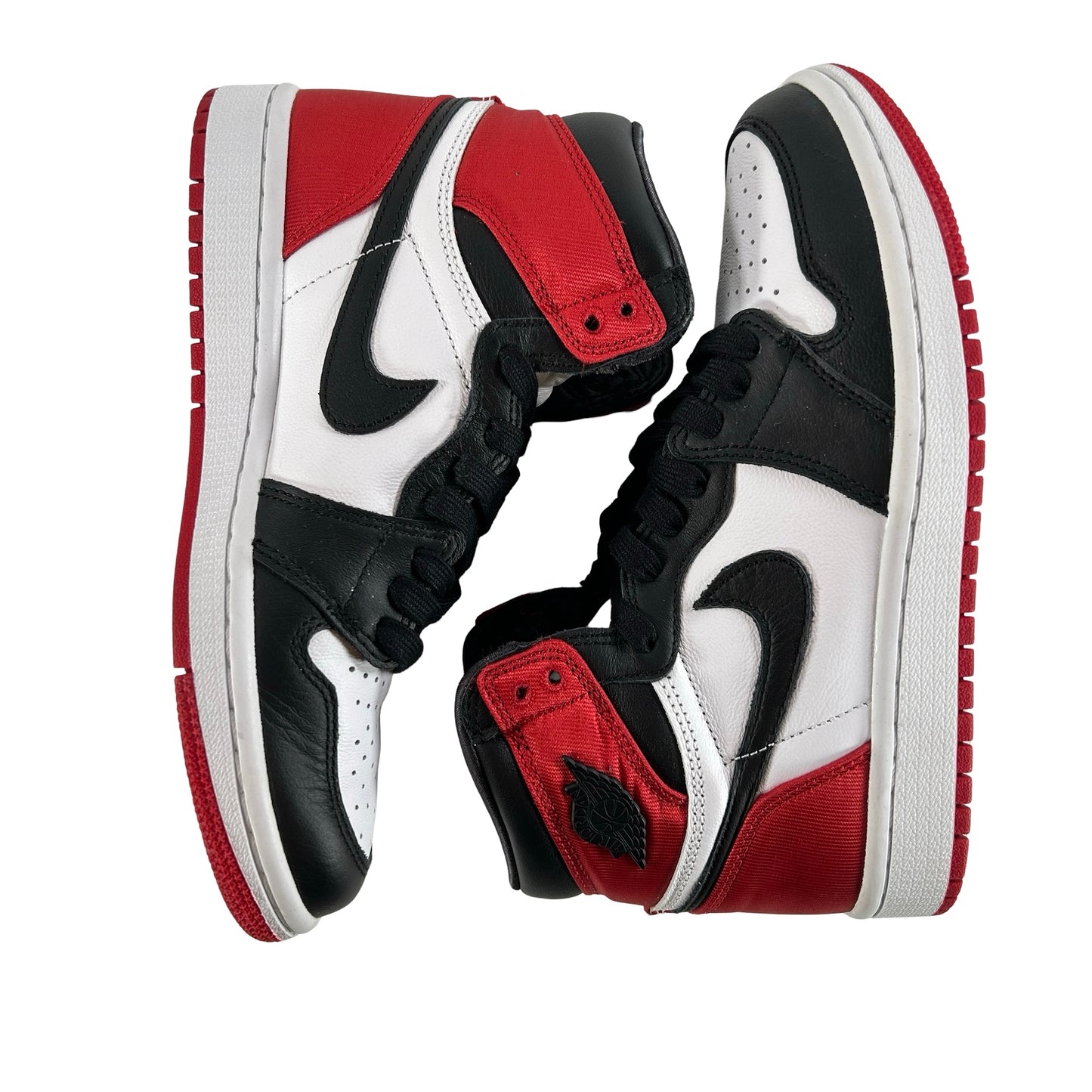 CD0461 016 AJ1 Satin Black Toe [USED] - 5.5 W (Used)