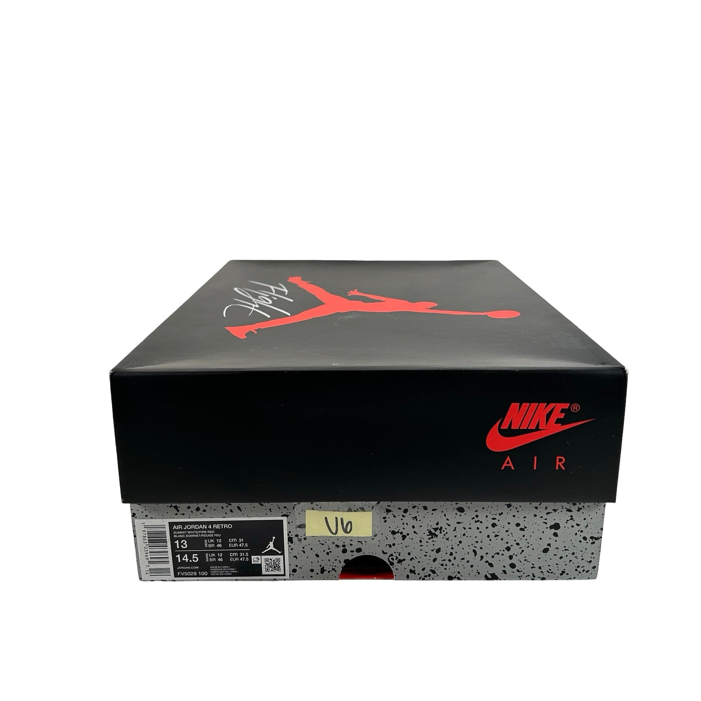 FV5029 100 Jordan 4 Retro White Cement (2025) [USED] - 13 M (Used6)