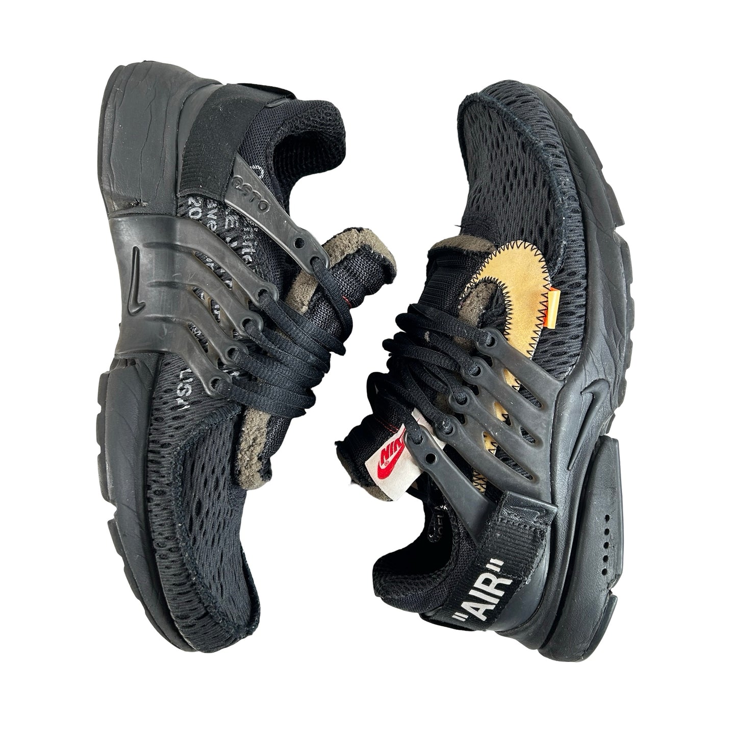 AA3830 002 Nike Air Presto Off-White Black [USED] - 8 M (Used) (No Insoles)