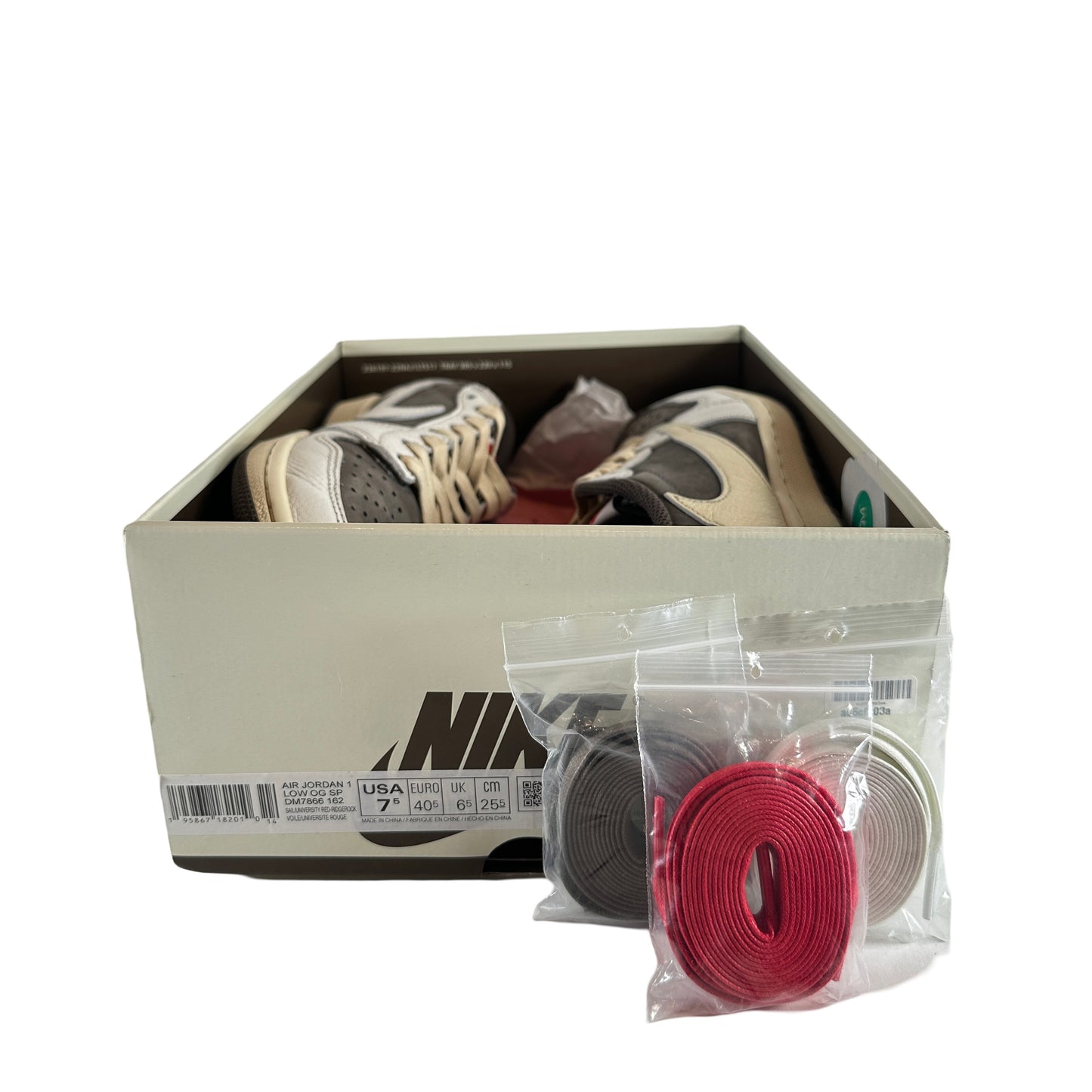 Jordan 1 Retro Low OG SP Travis Scott Moca inverso