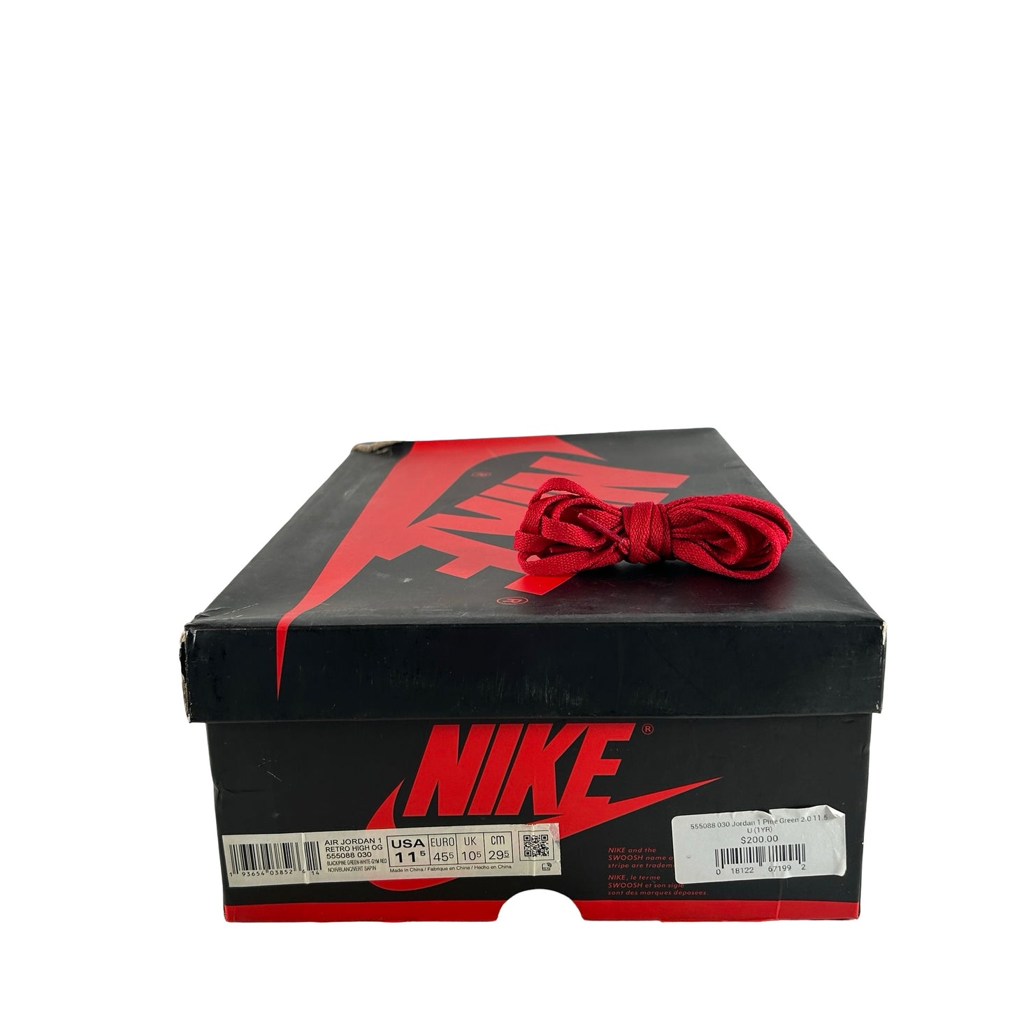 555088 030 Jordan 1 Pine Green 2.0 [USED] - 11.5 M (Used)