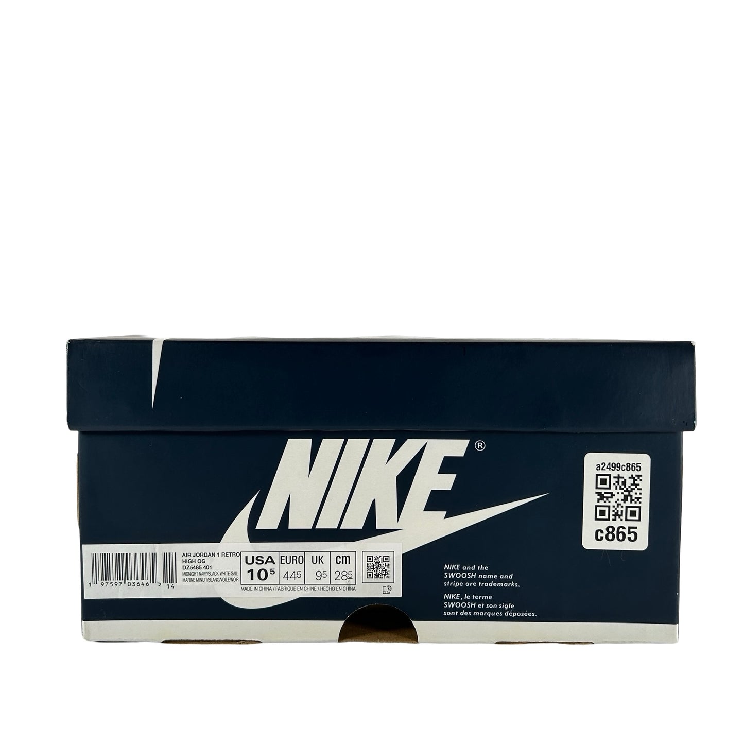 DZ5485 401 Jordan 1 Retro High OG Midnight Navy [USED] - 10.5 M (Used)