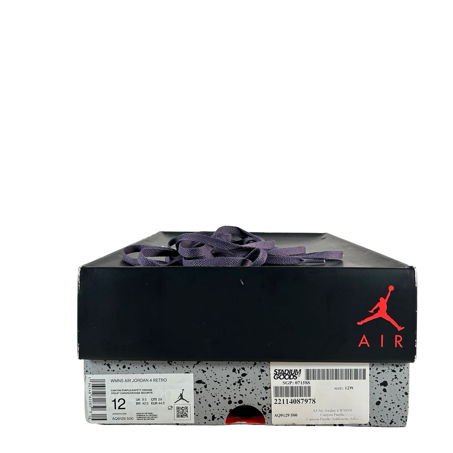 AQ9129 500 Jordan 4 Retro Canyon Purple [USED] - 12 W (Used3)