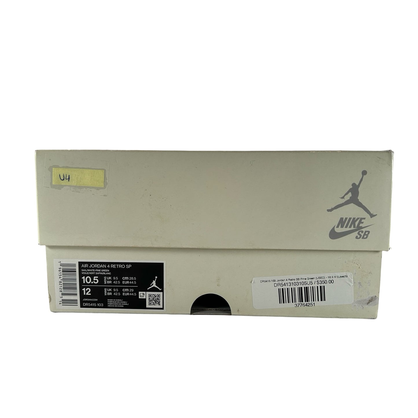 DR5415 103 Jordan 4 Retro SB Pine Green [USED] - 10.5 M (Used4)