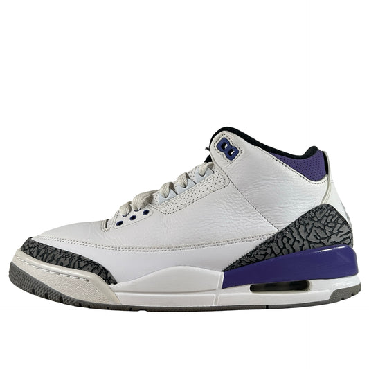 CT8532 105 Jordan 3 Retro Dark Iris [USED] - 9.5 M (Used)