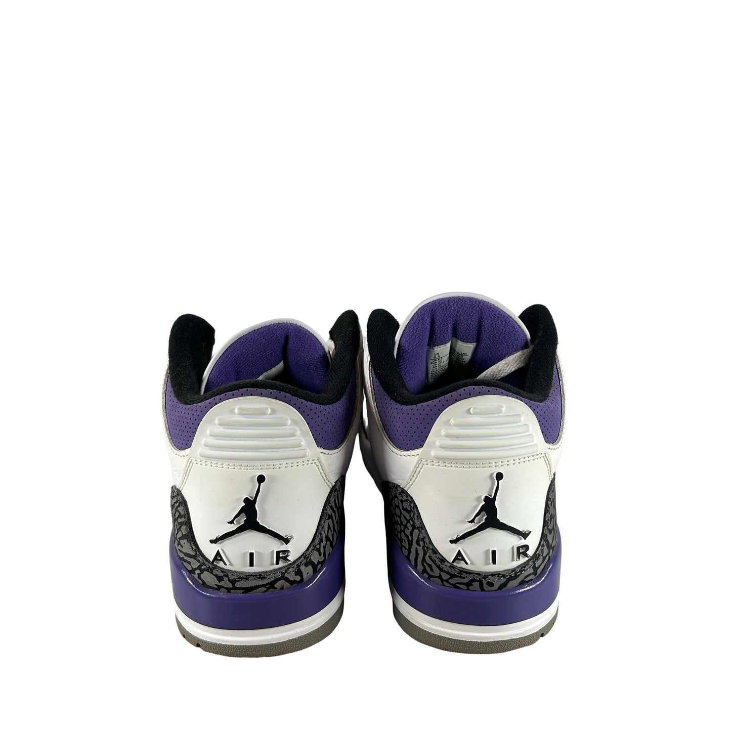 CT8532 105 Jordan 3 Retro Dark Iris [USED] - 9.5 M (Used)