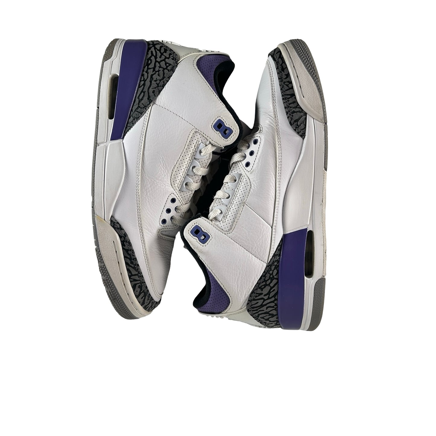 CT8532 105 Jordan 3 Retro Dark Iris [USED] - 9.5 M (Used)