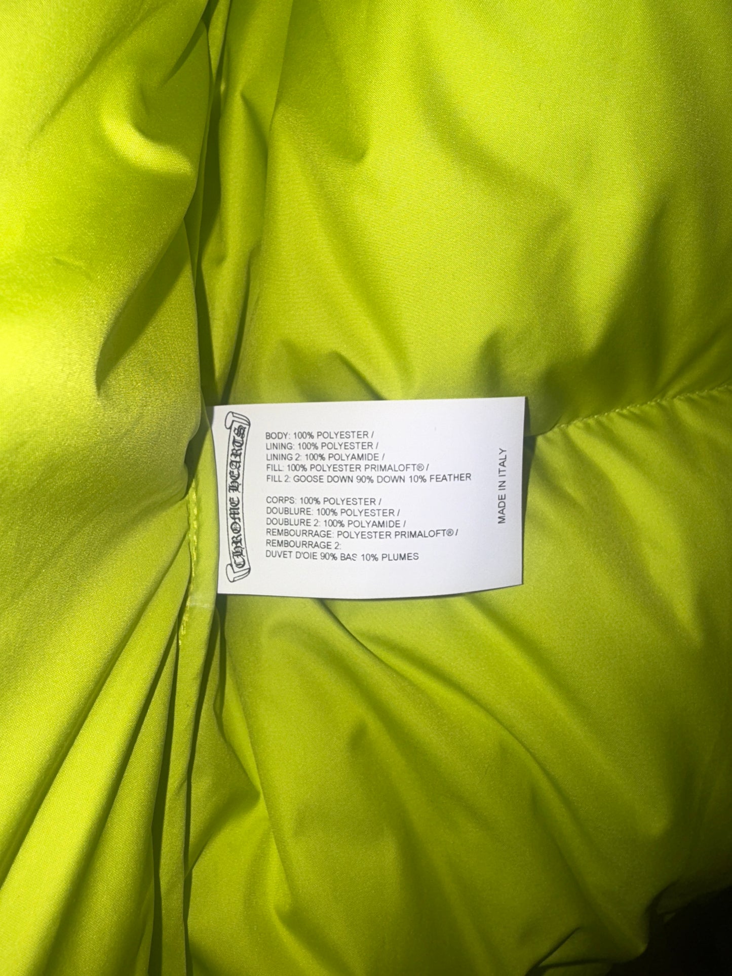 Chrome Hearts Plus Monogram Print Down Jacket [USED] - L (Used)