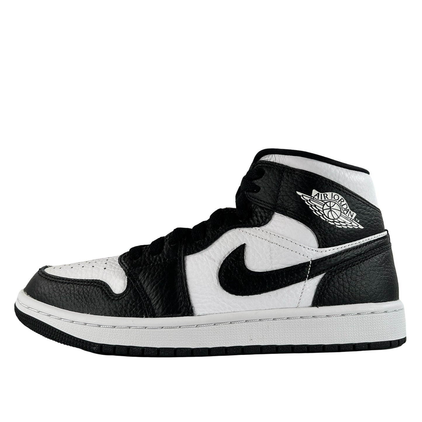 DR0501 101 Jordan 1 Mid Split Black White (Women's) [CONDITIONAL] - 9 W (Yellowing)