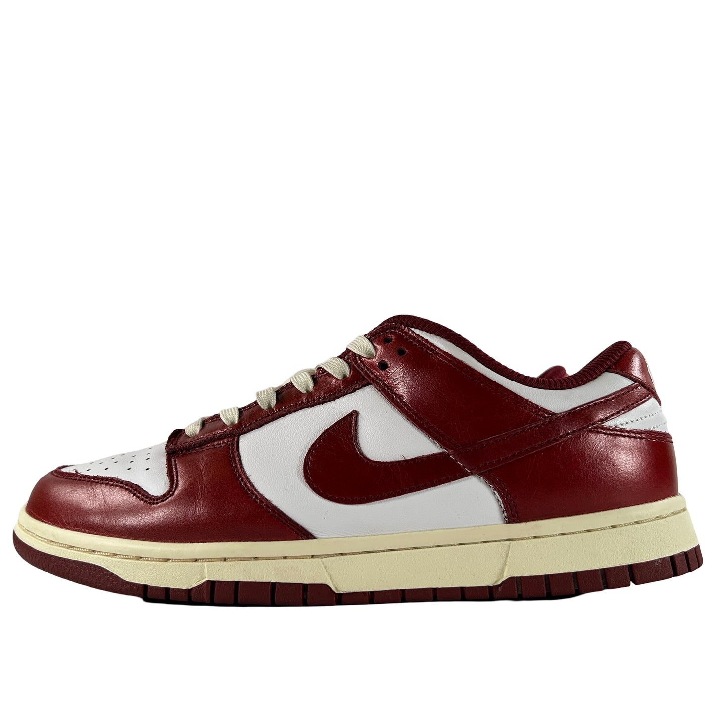 FJ4555 100 Nike Dunk Low PRM Vintage Team Red (Women's) [USED] - 9.5 W (Used) (No Box2)