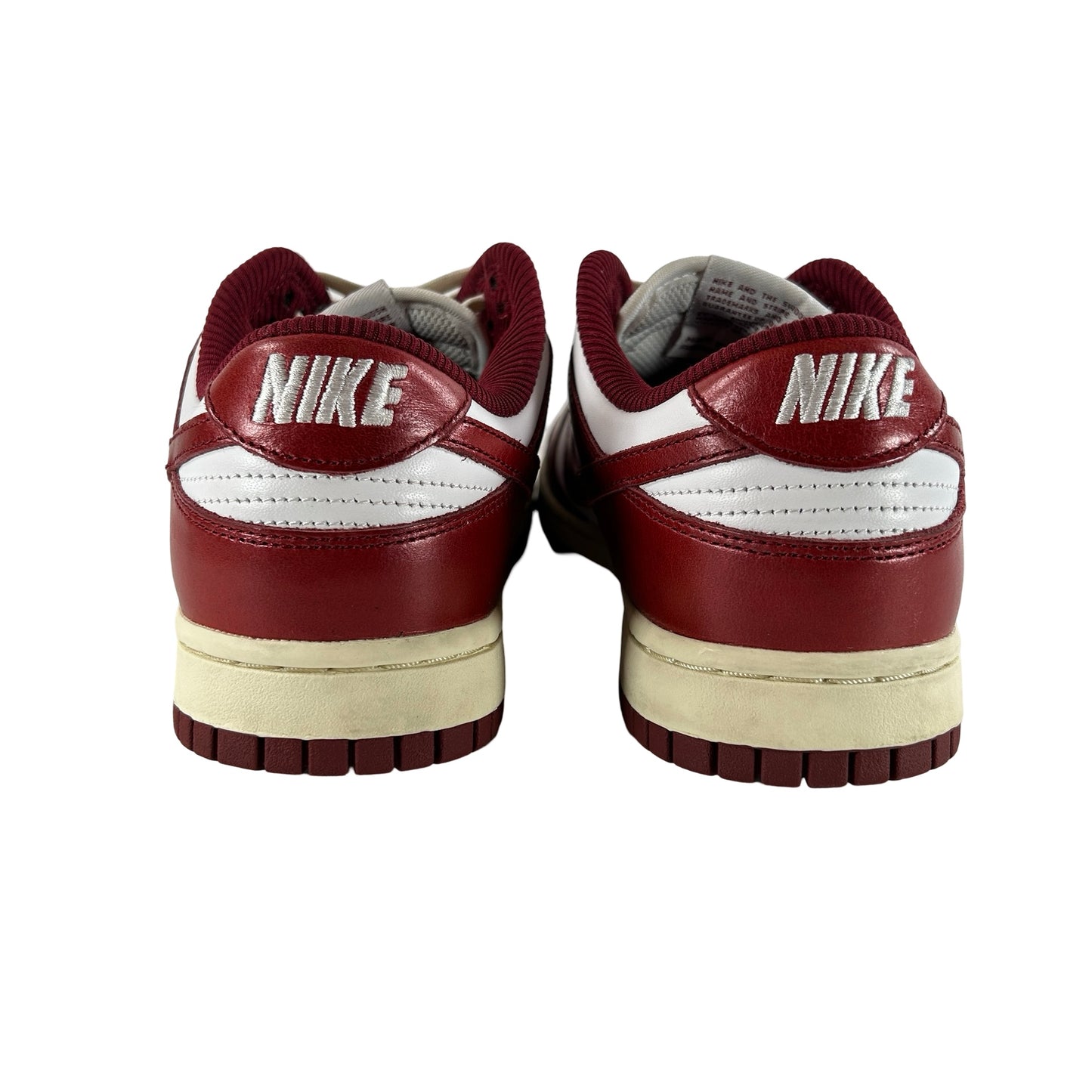 FJ4555 100 Nike Dunk Low PRM Vintage Team Red (Women's) [USED] - 9.5 W (Used) (No Box2)