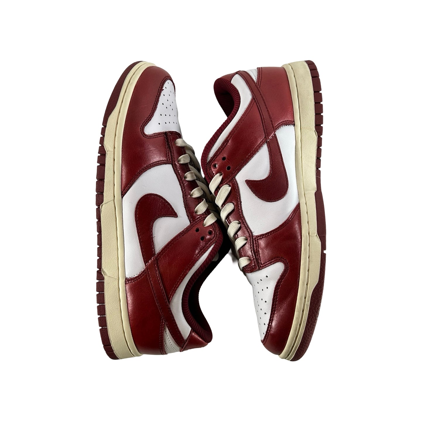 FJ4555 100 Nike Dunk Low PRM Vintage Team Red (Women's) [USED] - 9.5 W (Used) (No Box2)