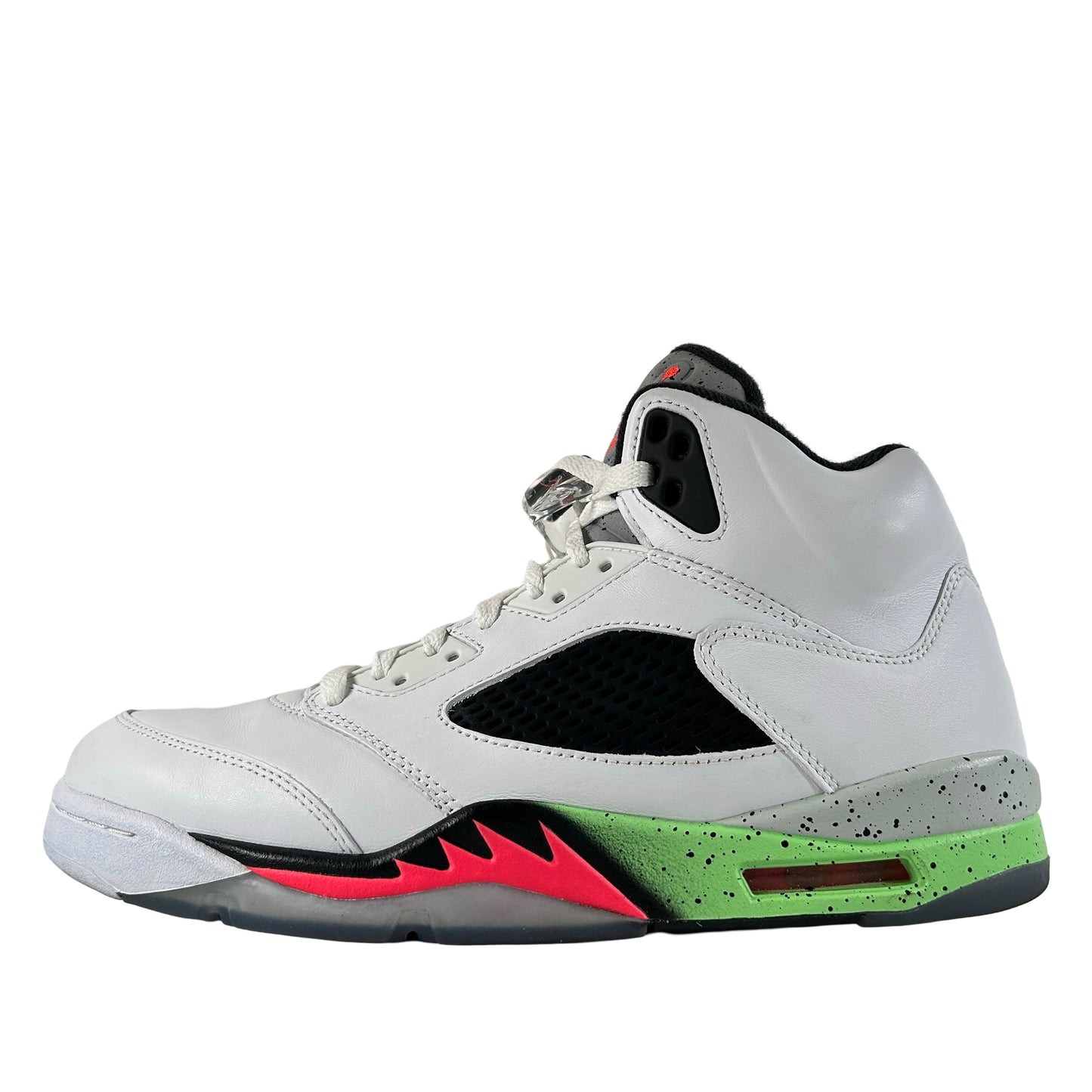 136027 115 Jordan 5 Retro Poison Green [USED] - 10.5 M (Used)