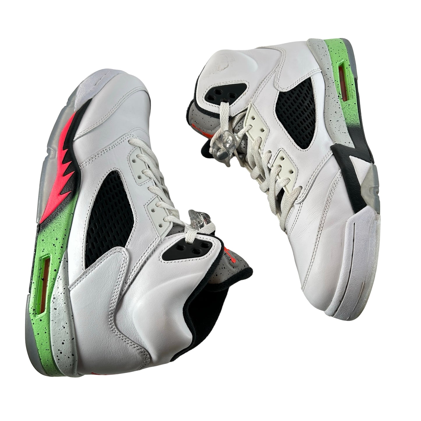 136027 115 Jordan 5 Retro Poison Green [USED] - 10.5 M (Used)
