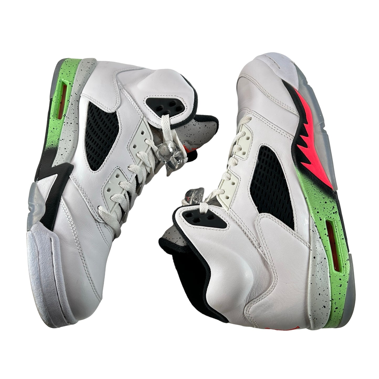 136027 115 Jordan 5 Retro Poison Green [USED] - 10.5 M (Used)
