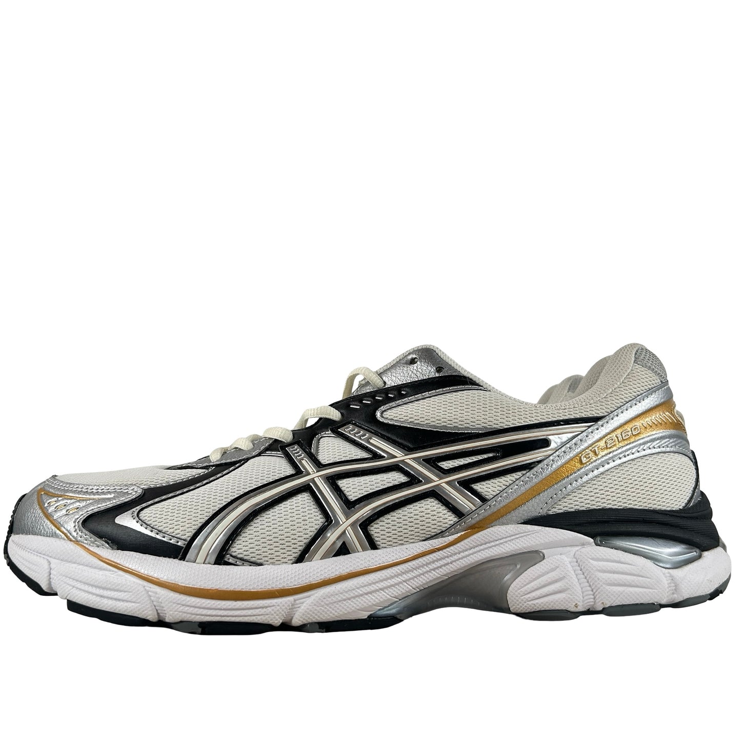 1203A320 100 ASICS GT-2160 Cream Pure Silver Gold [USED] - 12 M (Used)