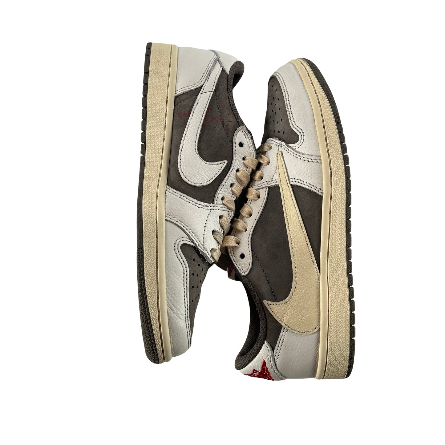 DM7866 162 Jordan 1 Retro Low OG SP Travis Scott Reverse Mocha [USED] - 7.5 M (Used) (No Lid2)