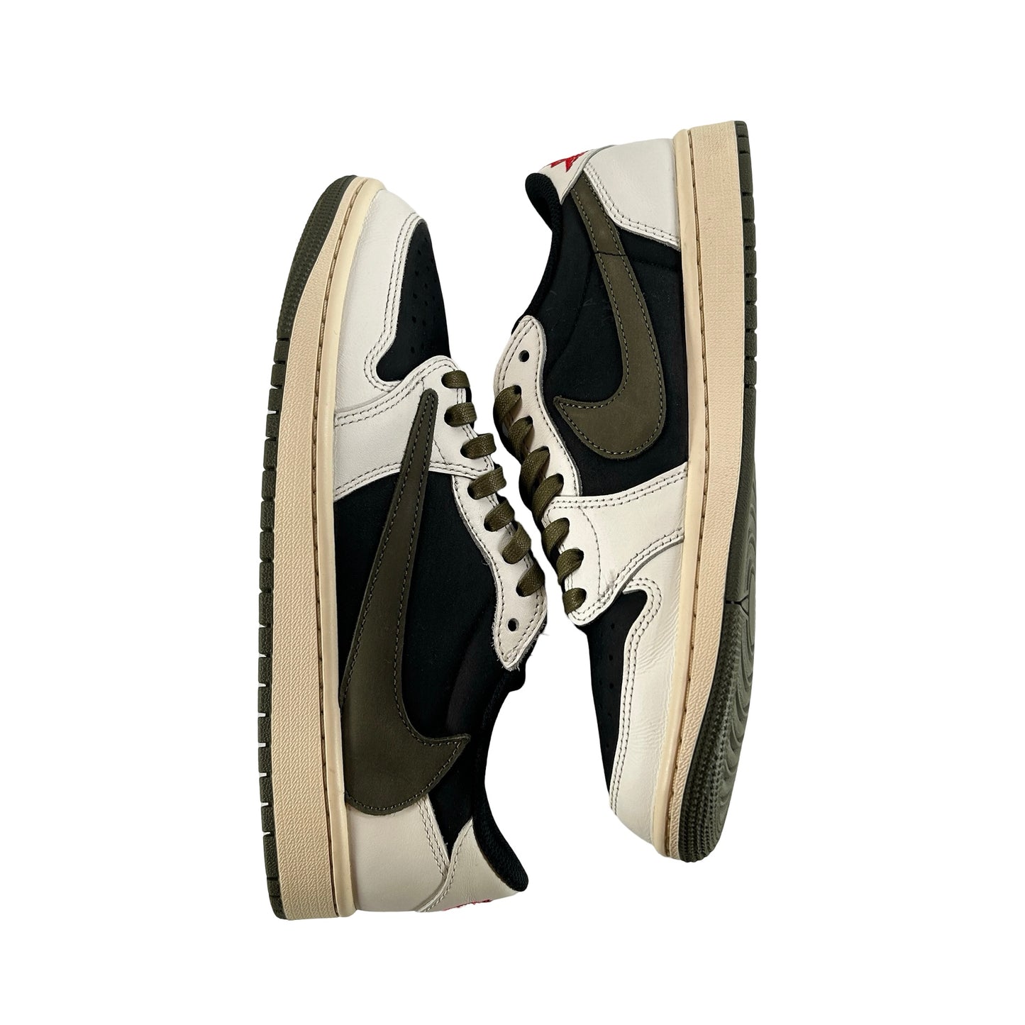 DZ4137 106 Jordan 1 Retro Low OG SP Travis Scott Olive (W) [USED] - 9 W (Used2)