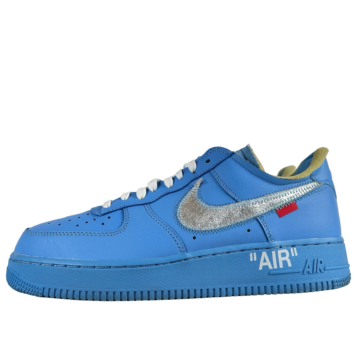 CI1173 400 Off White Nike Air Force 1 Low '07 MCA University Blue [USED] - 9 M (Used)