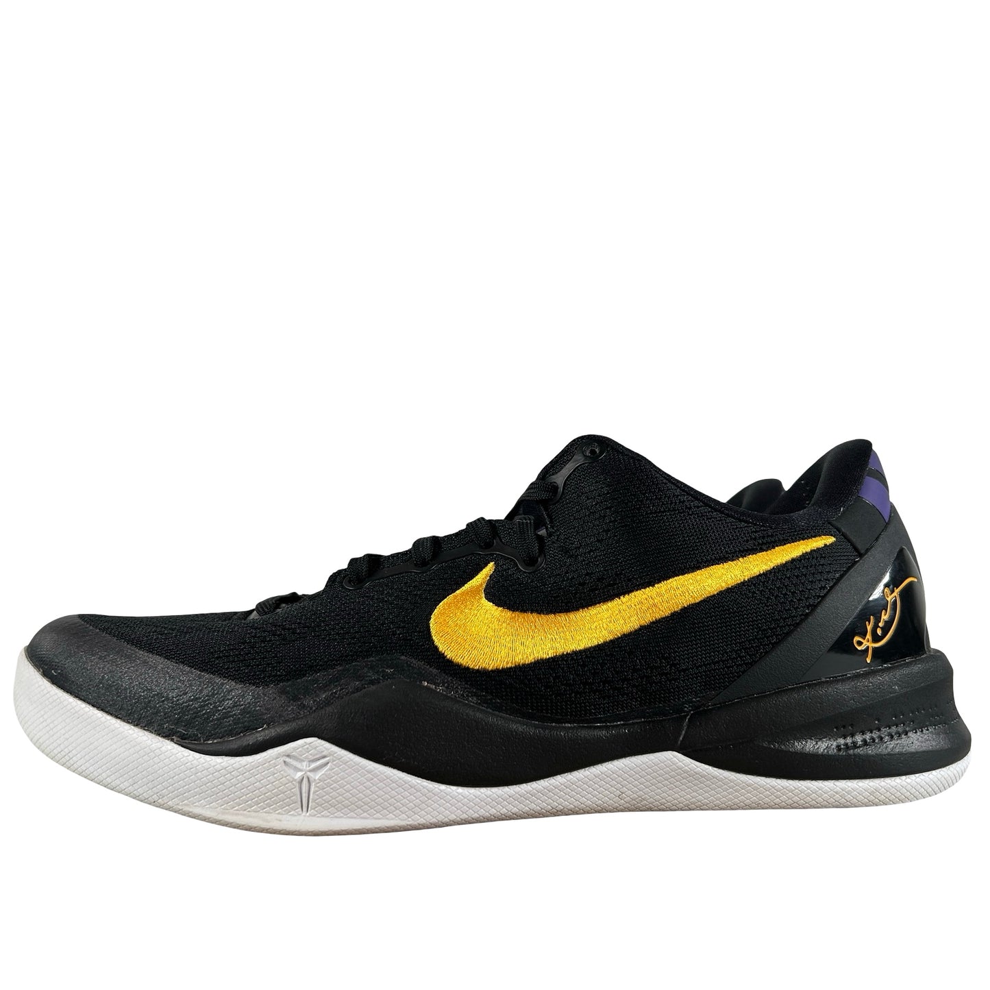 HF9550 001 Nike Kobe 8 Protro Lakers Away [USED] - 9 M (Used) (No Box)