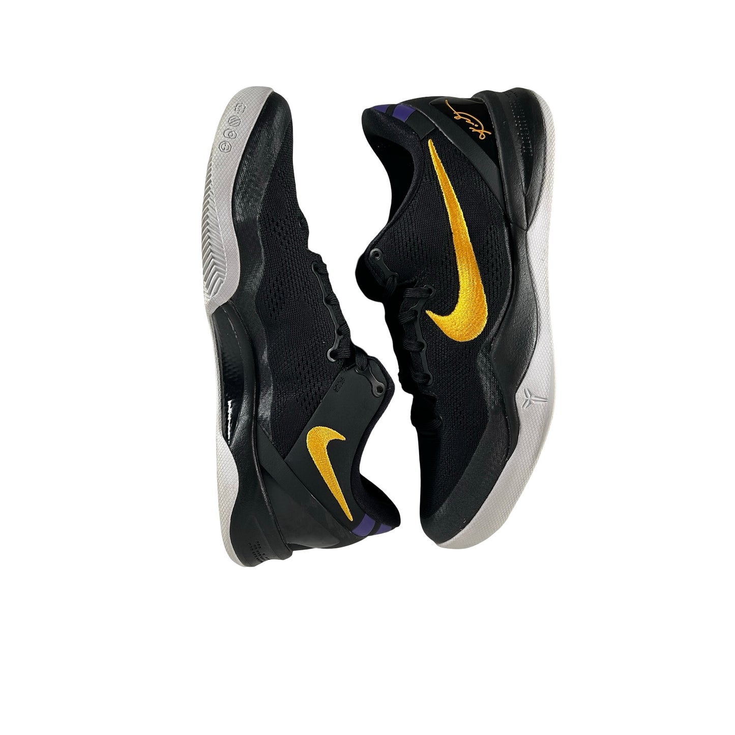 HF9550 001 Nike Kobe 8 Protro Lakers Away [USED] - 9 M (Used) (No Box)