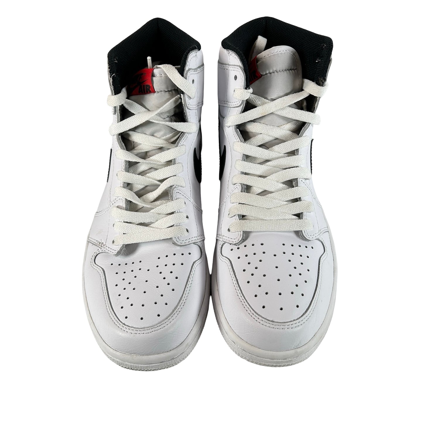 555088 102 Jordan 1 Retro Yin Yang White [USED] - 9.5 M (Used)