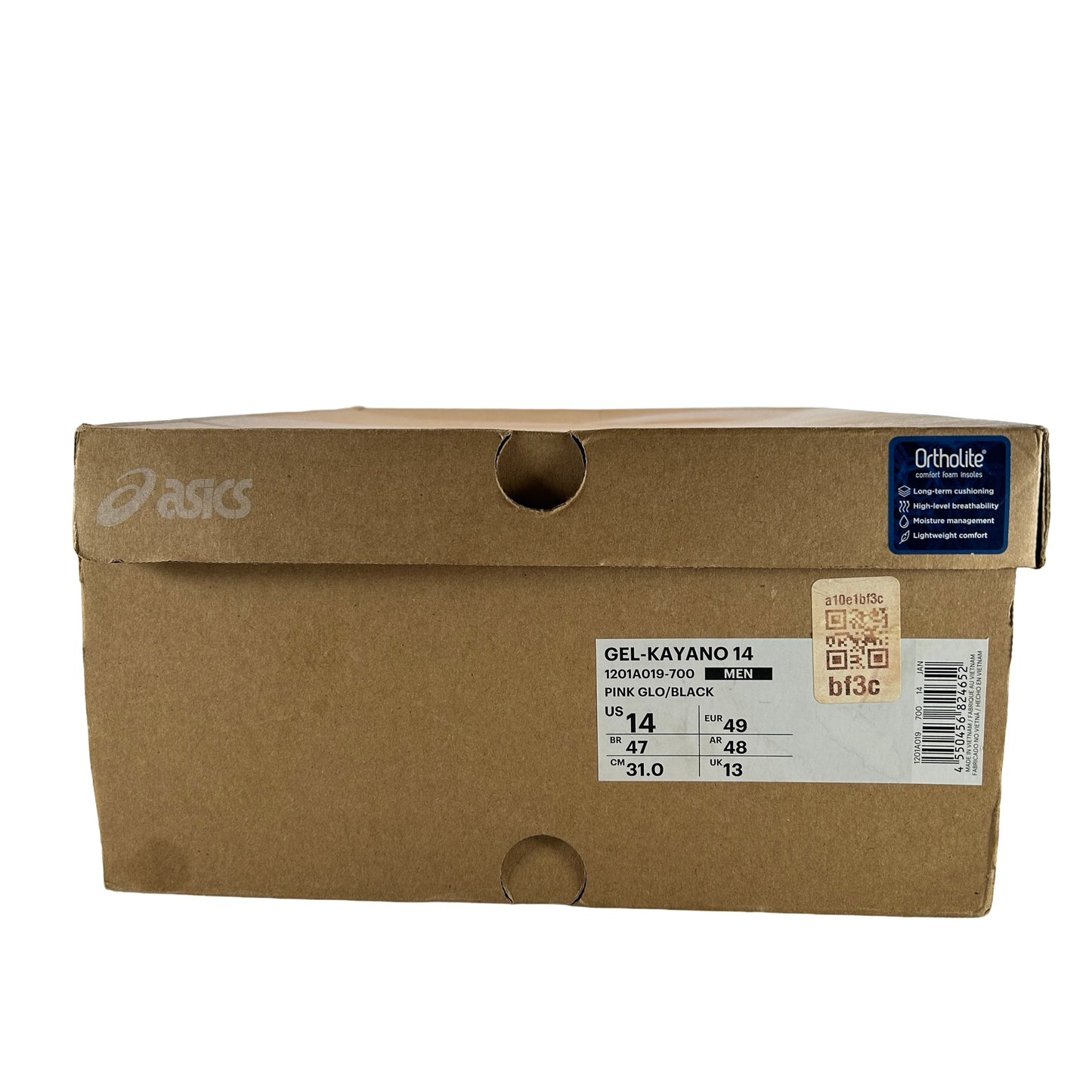 1201A019 700 ASICS Gel-Kayano 14 Pink Glo [USED] - 14 M (Used)