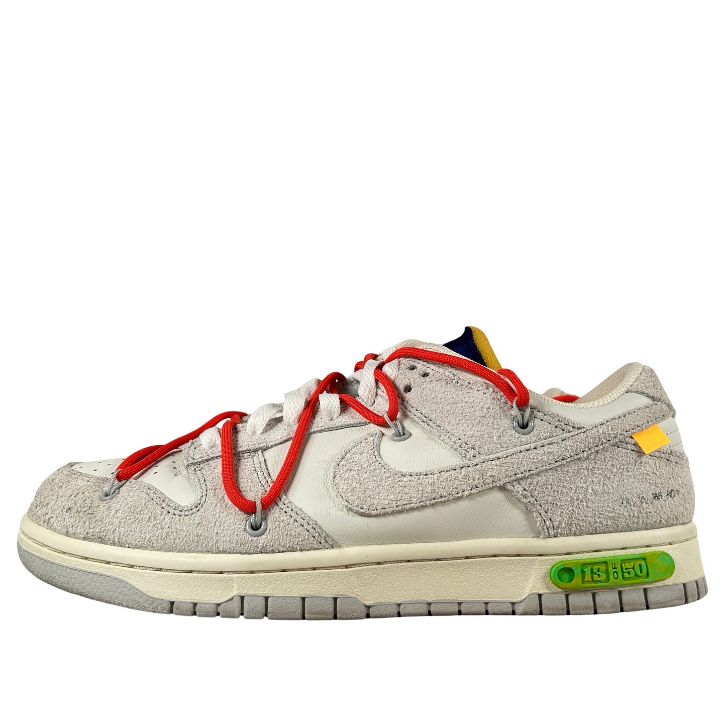 DJ0950 110 Nike Dunk Low Off-White Lot 13 [USED] - 9 M (Used)