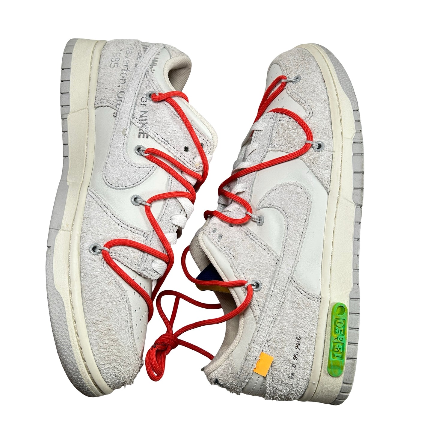 DJ0950 110 Nike Dunk Low Off-White Lot 13 [USED] - 9 M (Used)