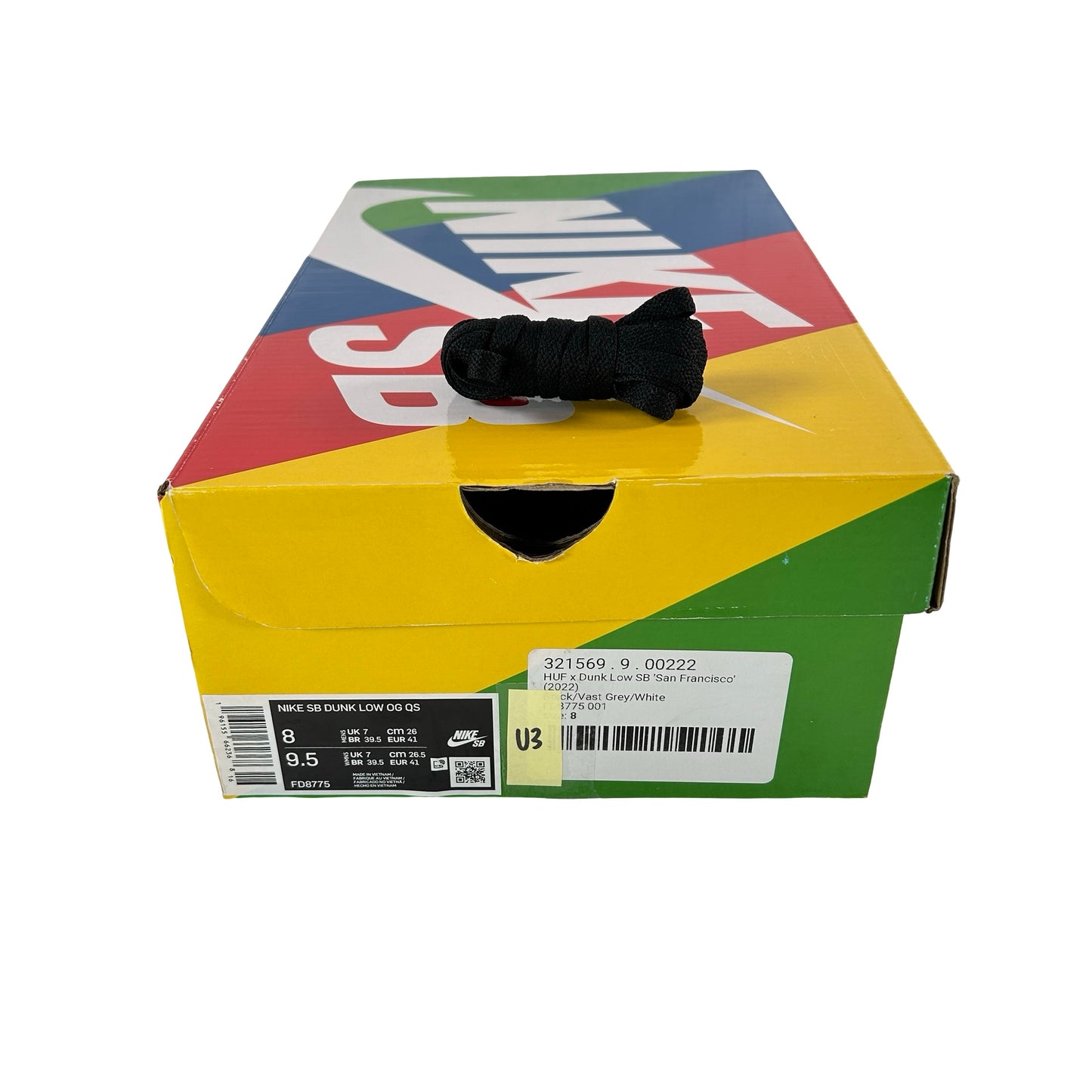 FD8775 001 Nike SB Dunk Low HUF San Francisco [USED] - 8 M (Used3)