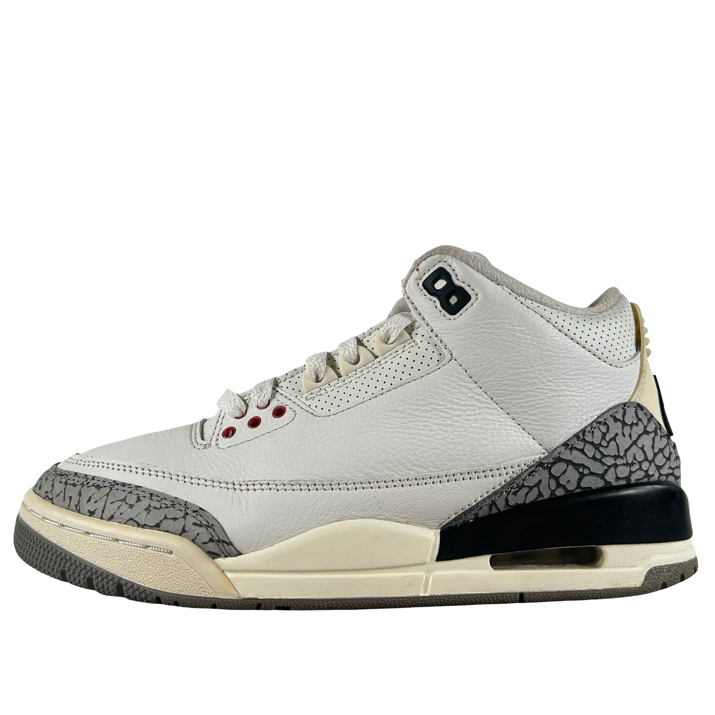 DN3707 100 Jordan 3 Retro White Cement Reimagined [USED] - 7 M (Used)