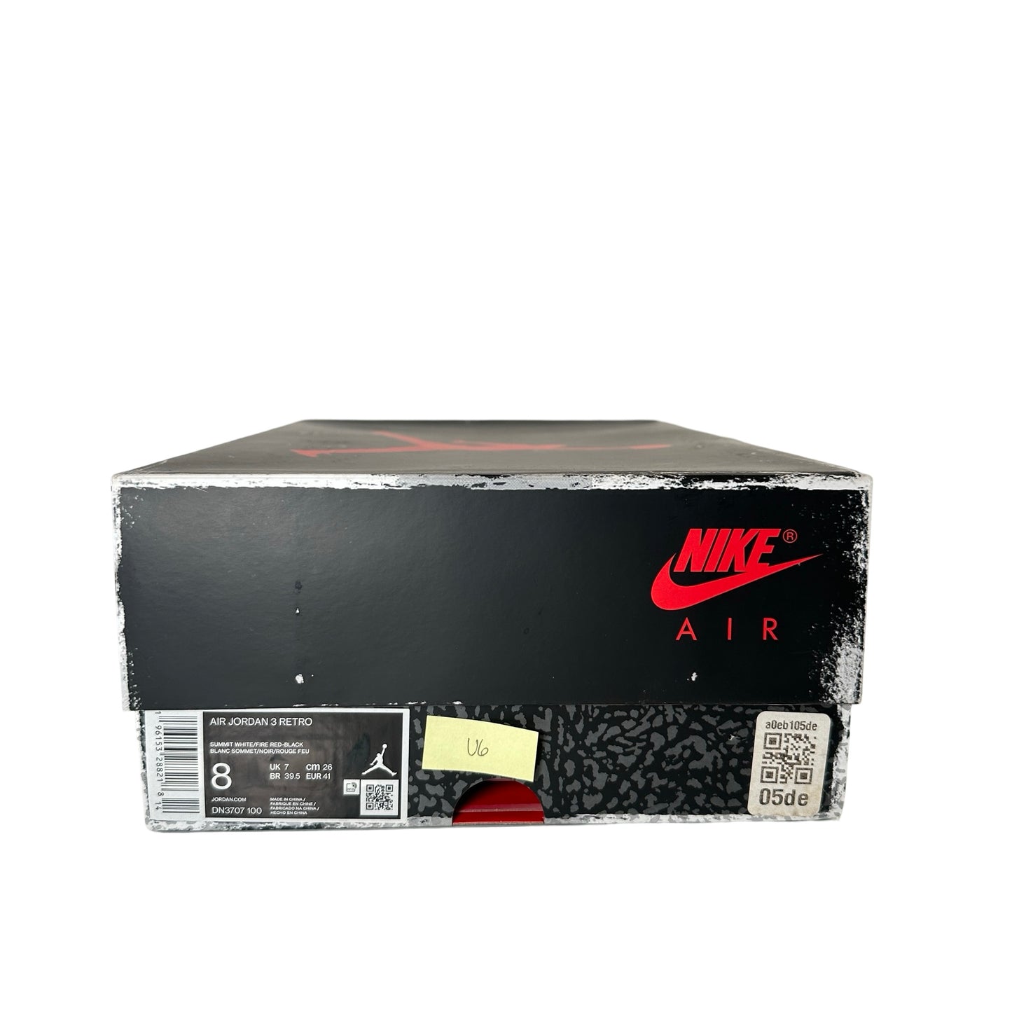 DN3707 100 Jordan 3 Retro White Cement Reimagined [USED] - 8 M (Used6)