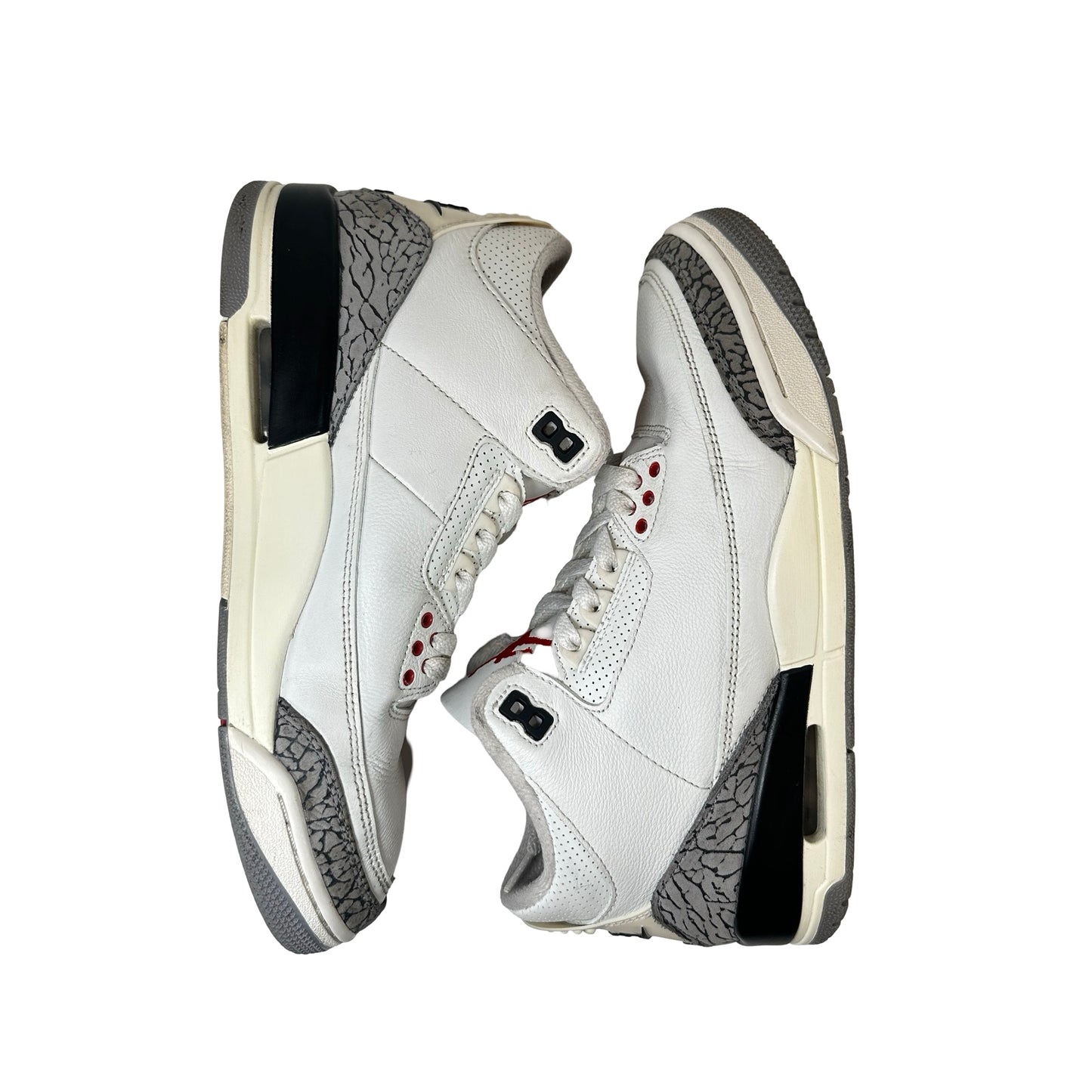 DN3707 100 Jordan 3 Retro White Cement Reimagined [USED] - 8 M (Used6)